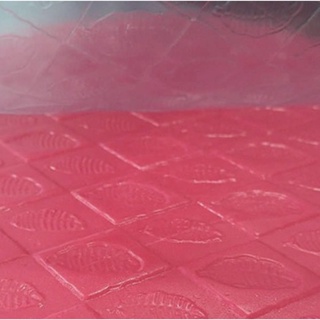 placa de textura bwb molde para bolos confeitaria modelo textura  folha de cacau  cod 9387 em Oferta na Shopee