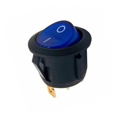 10 Peças - Chave Gangorra Redonda Kcd1-106n Azul C/neon