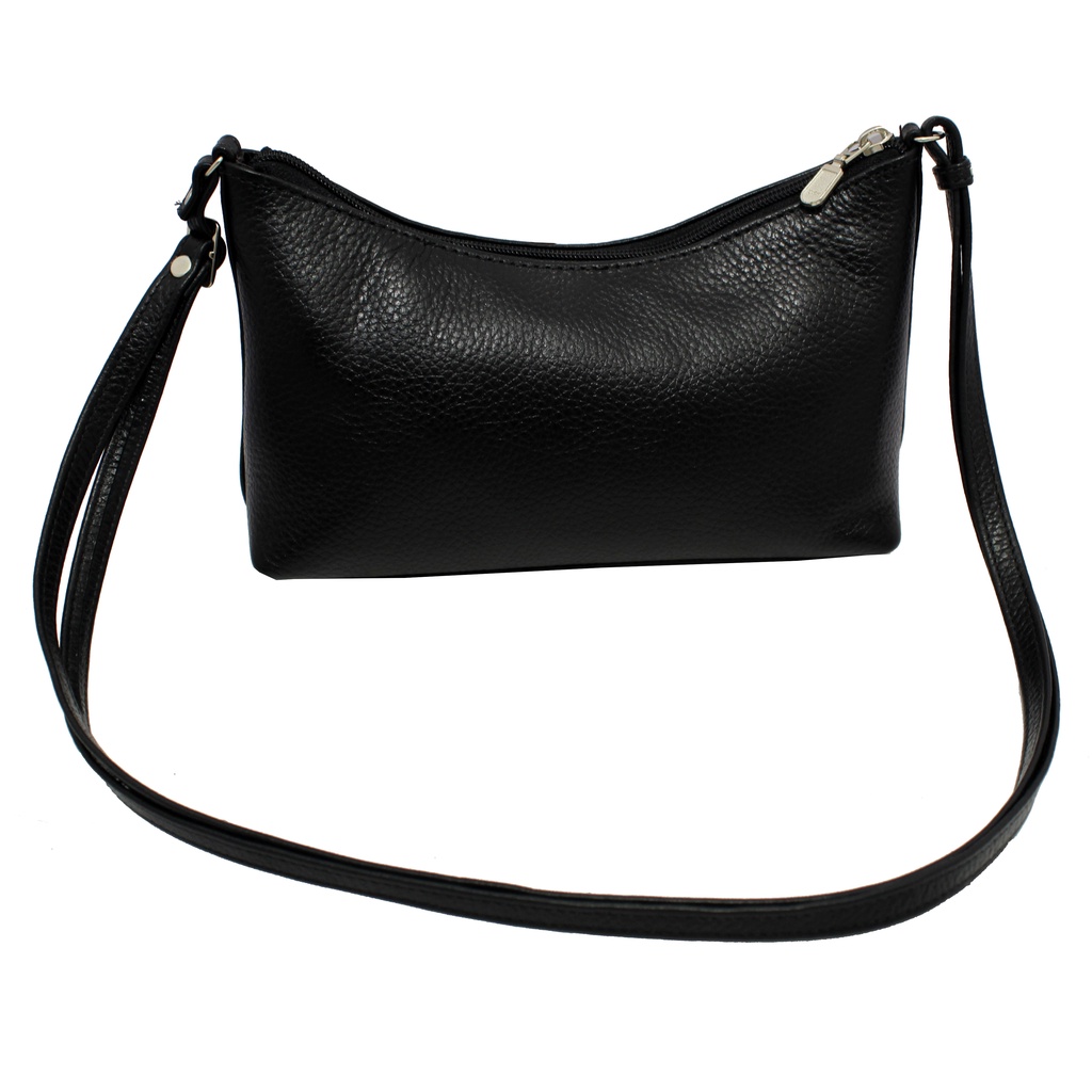 Bolsa Em Couro Legitimo Tira Colo Festa Ombro Transversal Casual