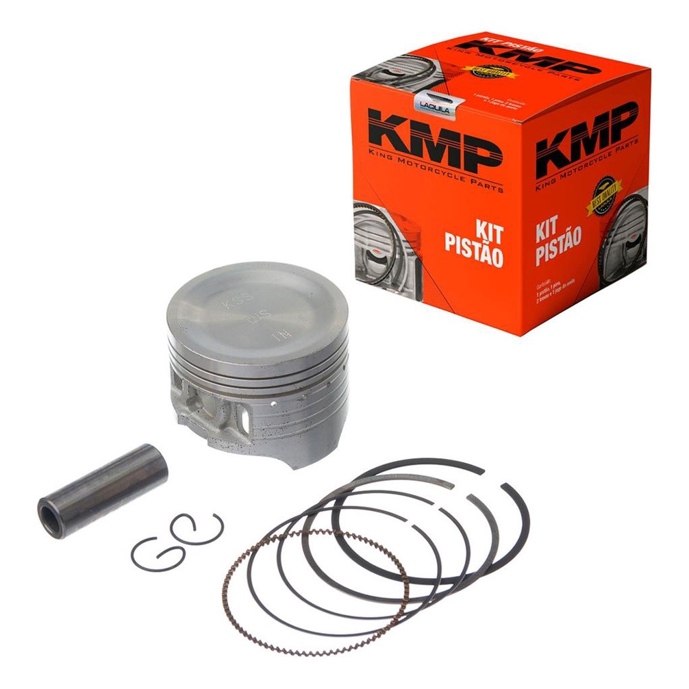 Pistao Aneis Kmp Cg 150 Titan 2004 Em diante 1,50mm Pino 14 em Oferta na Shopee