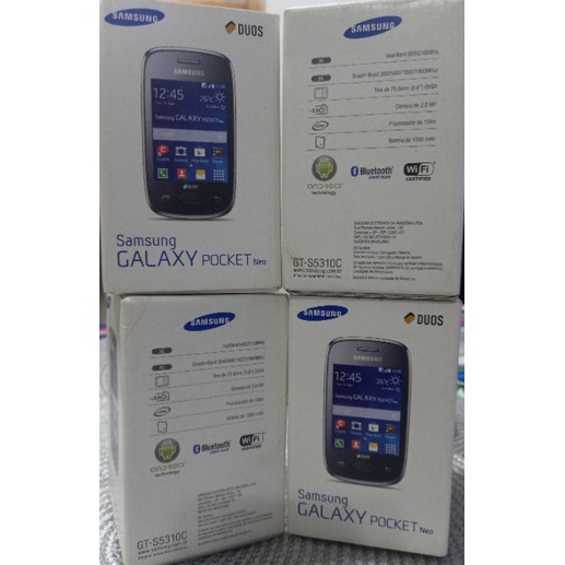 Celular Samsung Galaxy Pocket Neo - Android - Produto Novo Na Caixa