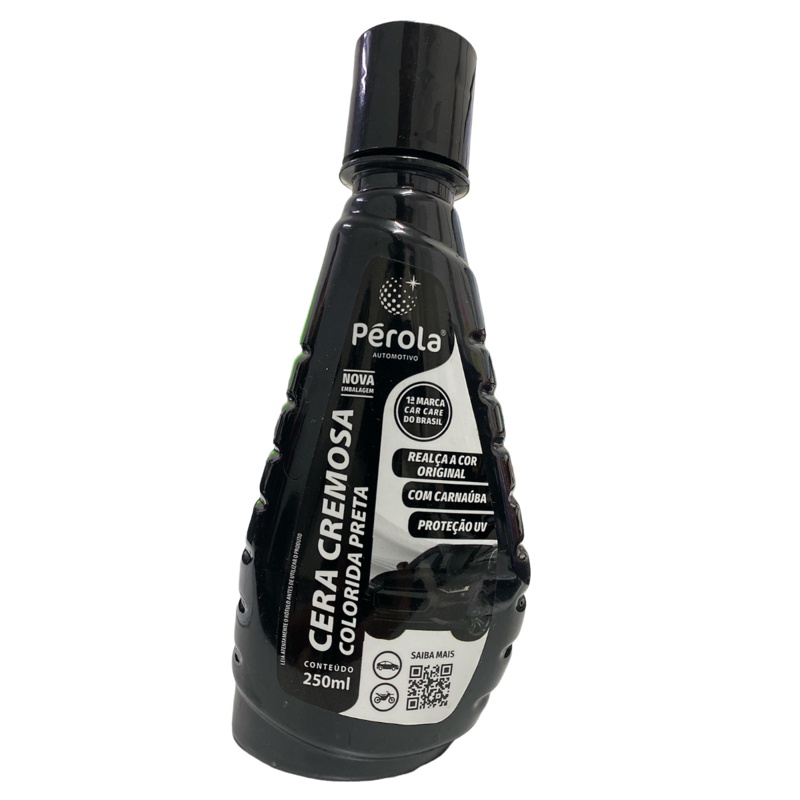 Cera Cremosa Preta 250ml Perola 161603