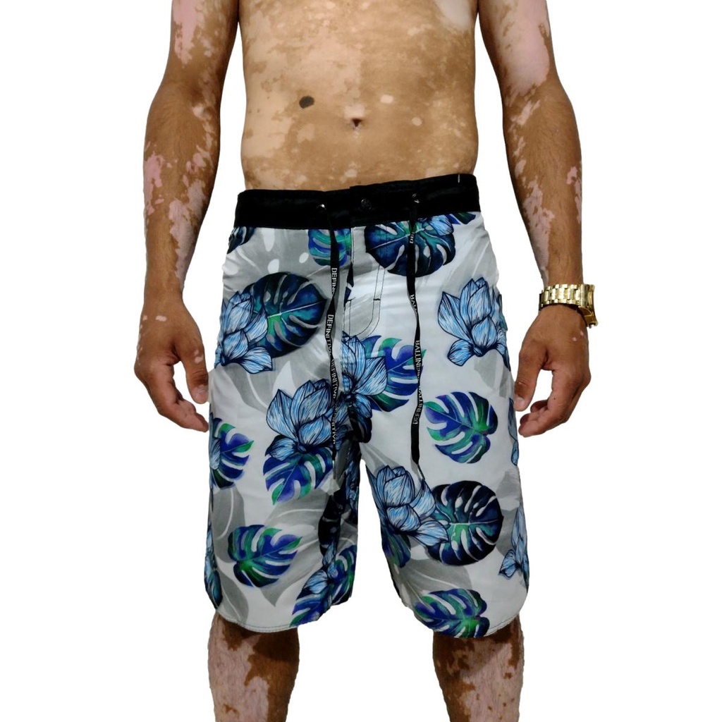 Kit Com 5 Bermudas Surf Elastano Estampadas Tactel Adulto Atividade Física Verão