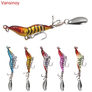 Isca De Pesca Long Shot Isca De Camarão Afundando Isca De Metal VIB Calha De Sangue Gancho Garra De Frango Gancho Lantejoulas Giratórias em Oferta na Shopee