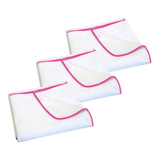 Kit 3 Tapetes Higiênicos Lavável Cães Cachorro Xixi Fácil Banheiro de Cachorro