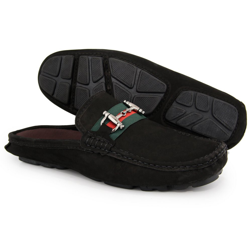 Mule mascilino em couro nobuck, babuche, qualidade e conforto, promoção em Oferta na Shopee