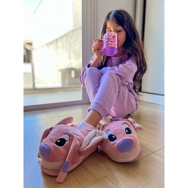 Pantufa da Angel Infantil e Adulto