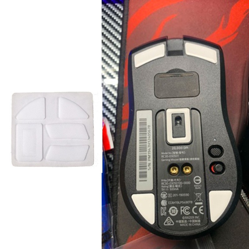 Look 1 Pack Esports Tiger Gaming Ice Version Mouse Skates Mouse Feet For Razer Viper Ultimate Mouse White Glides Curve Edge Shopee Brasil