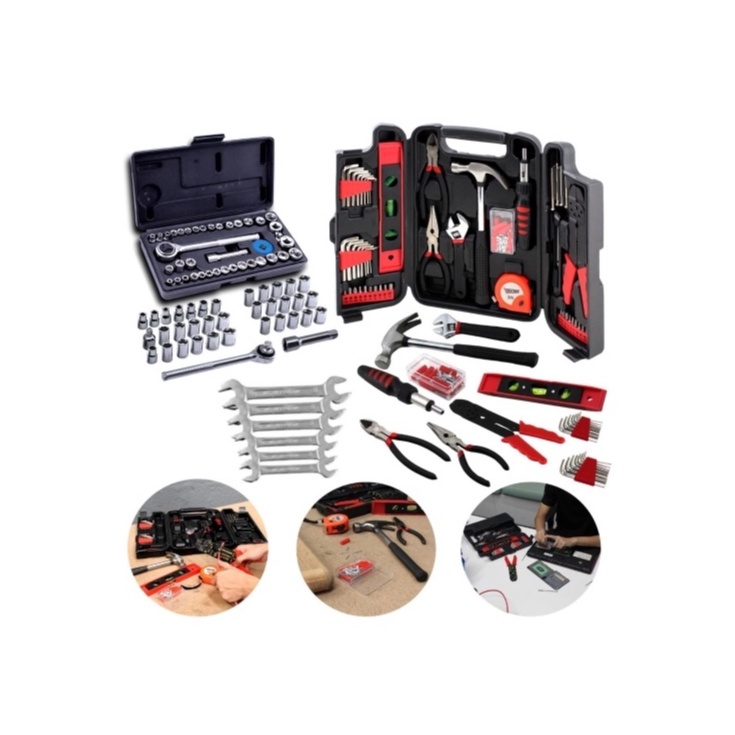 Jogo de Ferramentas 129 Pçs Fasterr 40 Pçs Soquetes Jogo de Chave Fixa — R$ 199,90 em Shopee