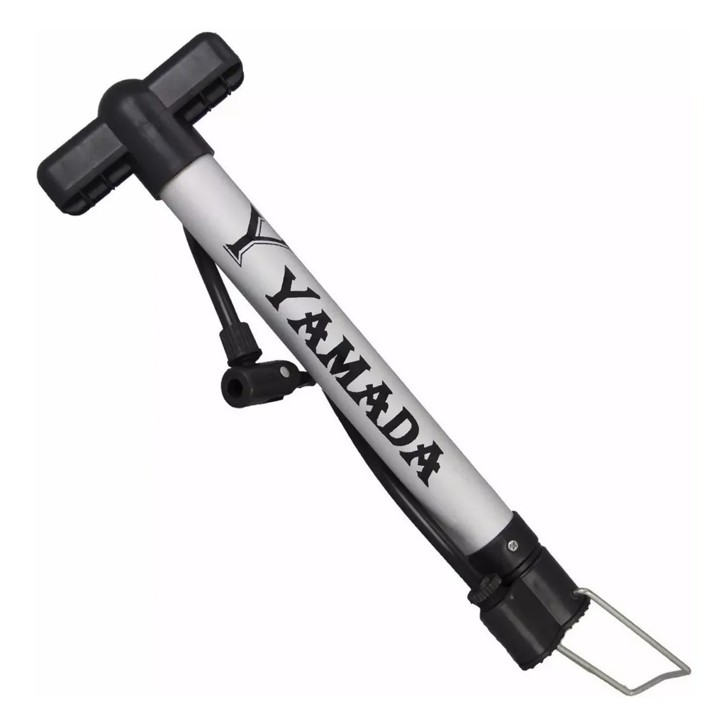 Bomba De Ar Para Bicicleta Yamada Alumínio 30cm Para Encher Pneu Bike