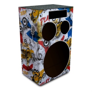 Caixa Trio Residencial Bob Esponja Vazia Pra Falante 12 em Oferta na Shopee