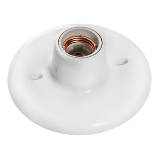 Kit 10 Plafon Com Bocal Porcelana 100w E27