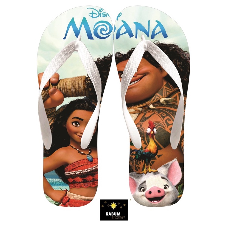 Chinelo Personalizado Moana infantil presente promoção meninas sandalia filme