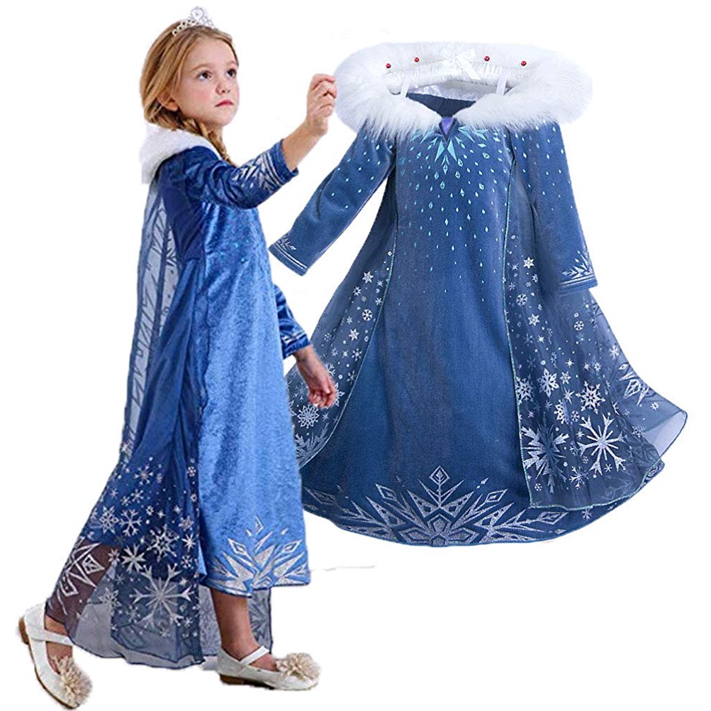 vestido fantasia frozen infantil