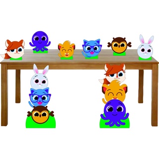Kit Display BOLO p/ Decoração de Festa Infantil - 6 Mesa 2 Chão