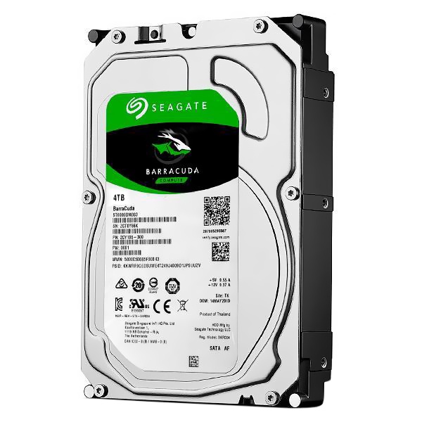 Disco Rígido Interno HD Seagate Barracuda 4TB-5400-rpm-Novo