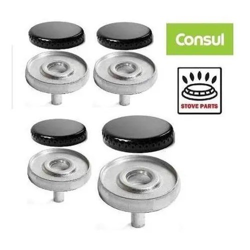 Kit Sorvete Fogão Consul Canela 4 Bocas Sem Acendimento Aut. em Oferta na Shopee