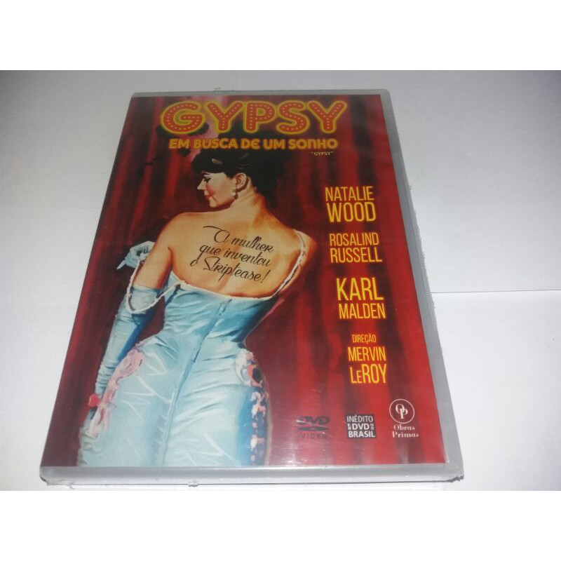 Dvd - Gypsy: Em Busca de um Sonho - 1962 - Natalie Wood - Rosalind Russell - Lacrado