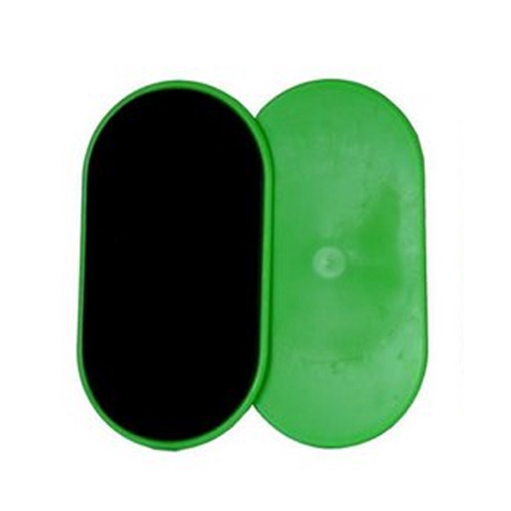 Par de Disco de Deslizamento Rythmoon Verde Fluorescente