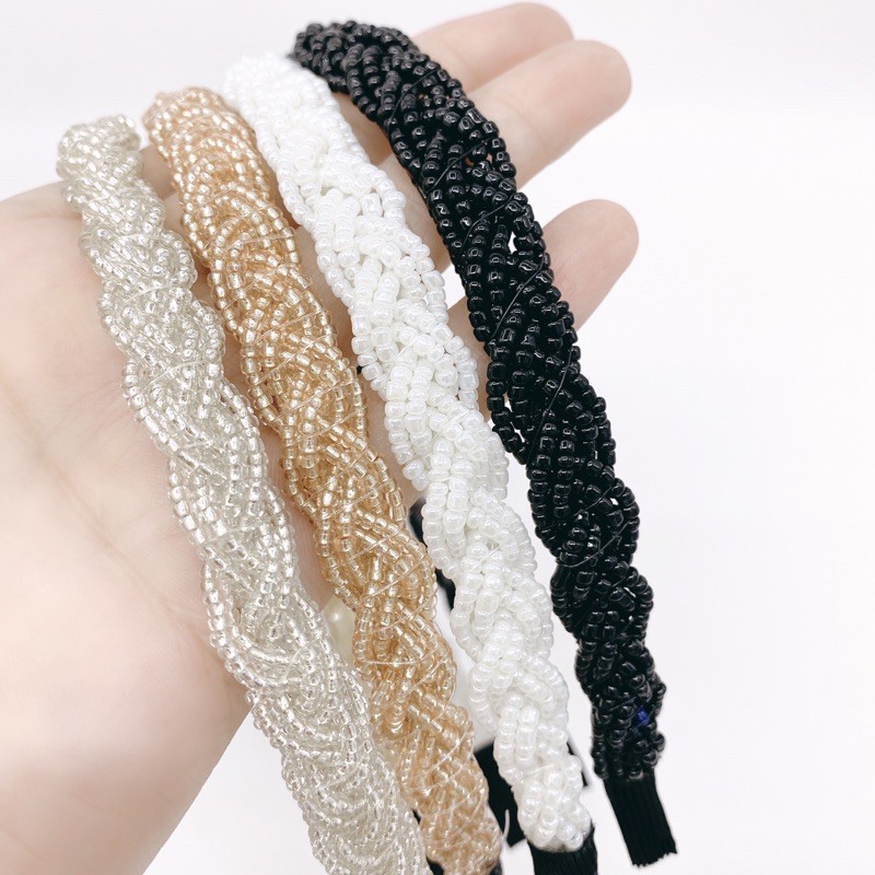 kit 3 Tiara de Pérolas Arquinho de Perolas AcessóRios femininos de cabelo Arco Luxo Pronta Entrega