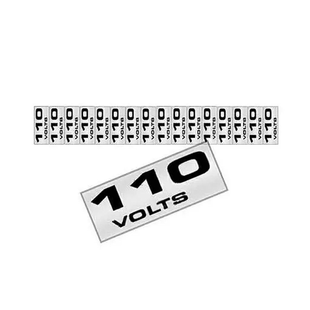 Placa Sinalizacao 110v Poliestireno Com 16 Unidades Sinalize