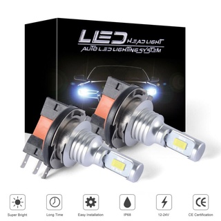 (Entega em-24 Aparas) 2pcs Lâmpada LED H15 Para BMW Mercedes DRL Diurna LD2373