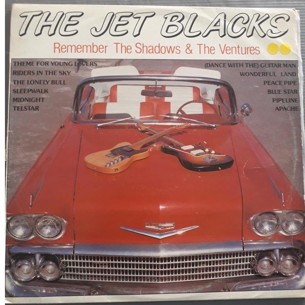 LP The Jet Blacks – Remember The Shadows & The Ventures 1988