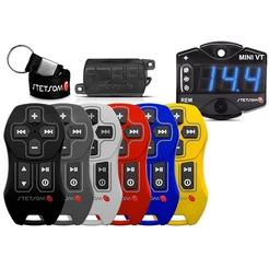 Controle Longa Distância Stetsom Sx Universal + Voltímetro Stetsom Mini Vt Som