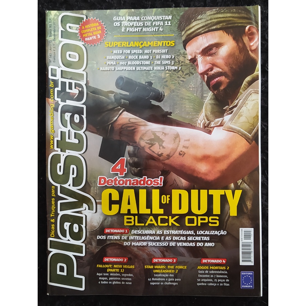 Revista Playstation Nº 143 CALL of DUTY black ops
