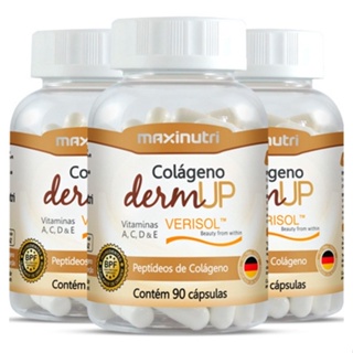 Colágeno Dermup Verisol® Maxinutri 750mg 3x90 - 270 Cápsulas em Oferta na Shopee
