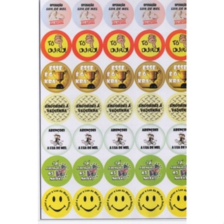 Adesivos hora da gravata /light 105 tags em Oferta na Shopee