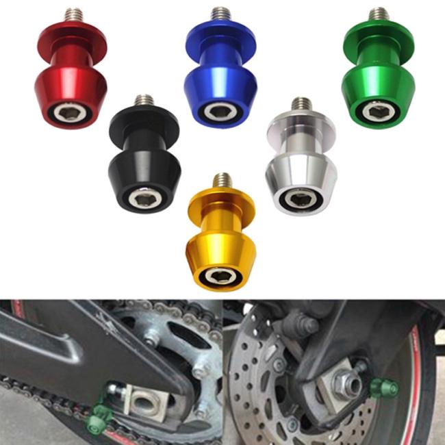 Carretéis De Suporte Traseiro Da Motocicleta Swingarm Sliders Paddock Bobinas M8 M10 Carretel Rosqueado Para Manutenção