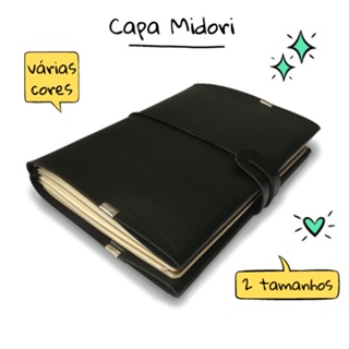 Capa tipo Midori A5 e A6 Várias Cores em Oferta na Shopee