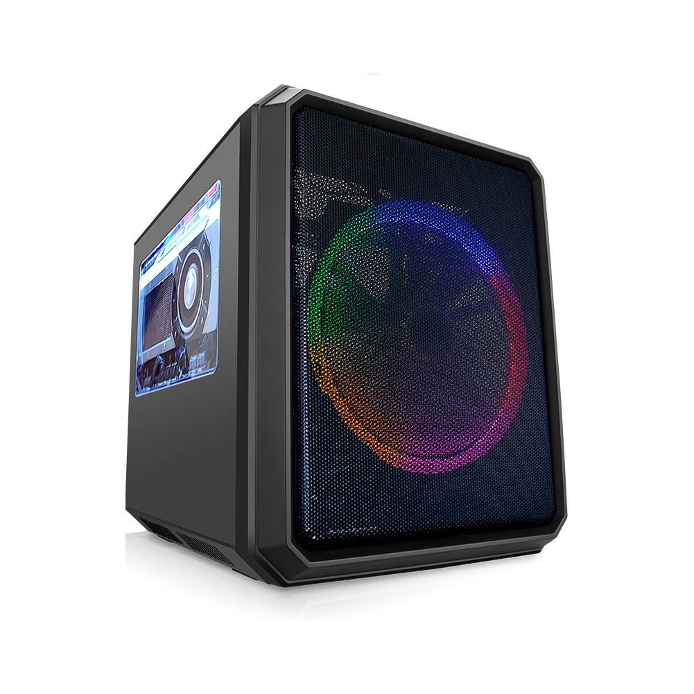 Gabinete Gamer MicroCraft CG-03RC Preto C/1 Fan 5cores 200mm