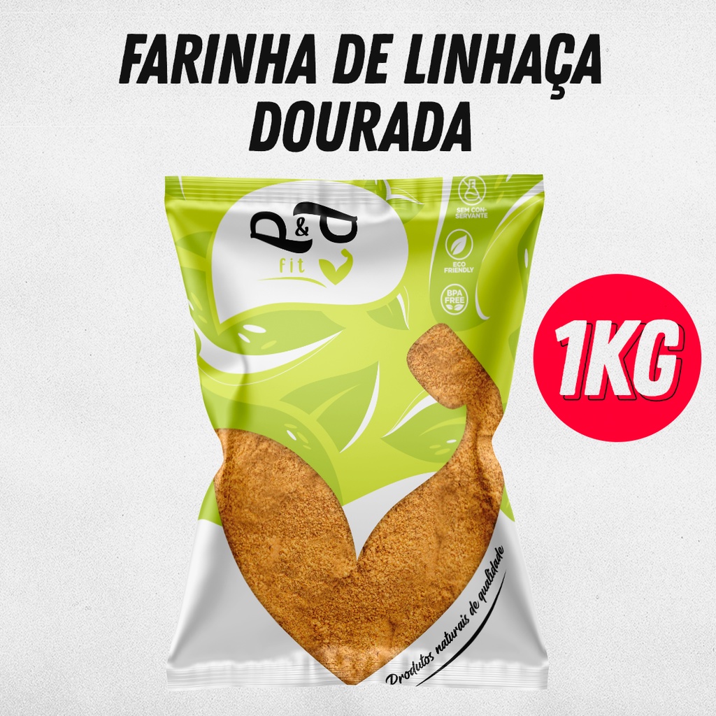 Farinha de Linhaça Dourada 1Kg em Oferta na Shopee
