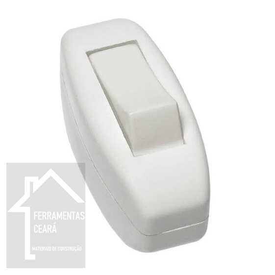 Interruptor tipo pêra cordão de centro 6A - Romazi