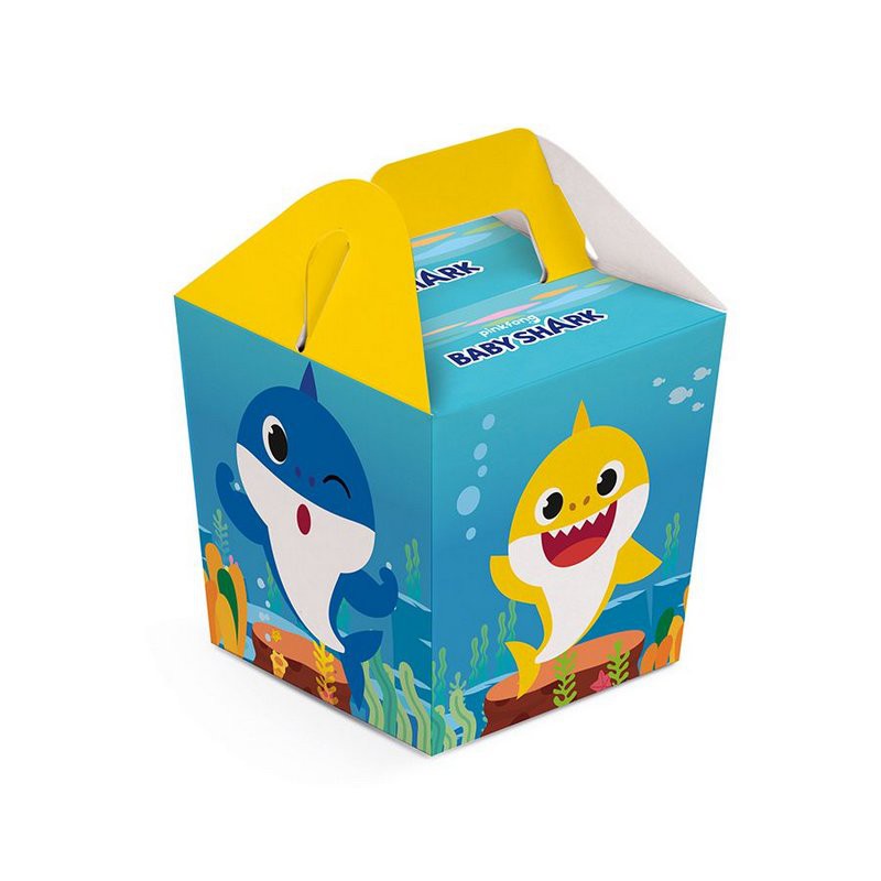 Caixa Sushi - Festa Baby Shark - 08 unidades - Cromus - Rizzo Festas - Home & Living
