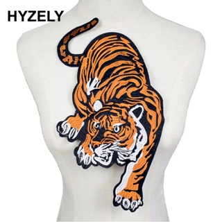 Patches Grandes Tigre Bordados Para Roupas Patchwork Reparo Punk em Oferta na Shopee