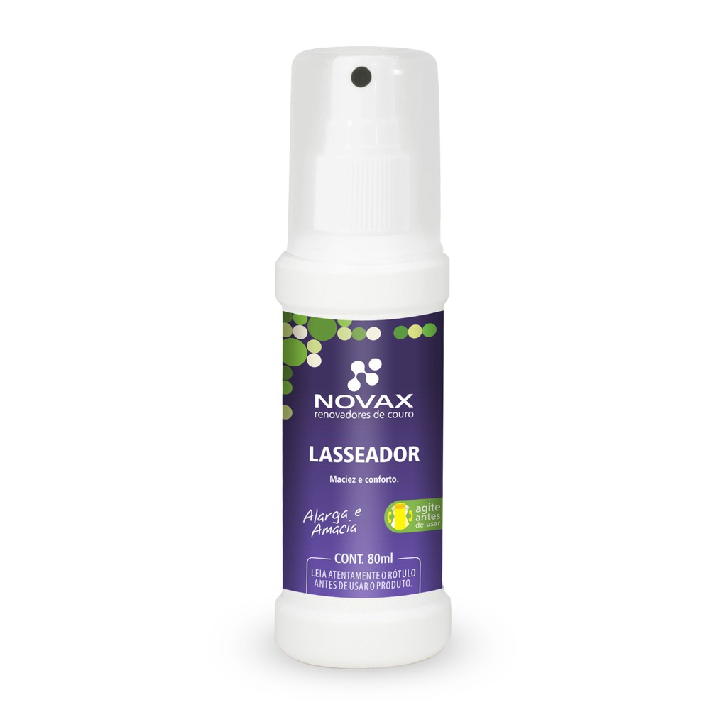 Spray Para Alargar Sapato Bota Couro Lasseador Laceador Novax 80ml