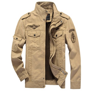 Jaqueta Piloto Uniforme Militar Algodão 2022 Masculino