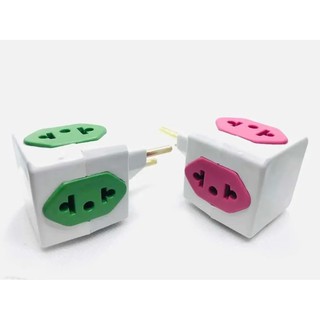 Adaptador Elétrico Tomada Benjamim Cubo 3d Pino Power CÓD11