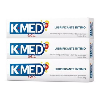 Kit 3x50g K-med Gel Lubrificante Intimo
