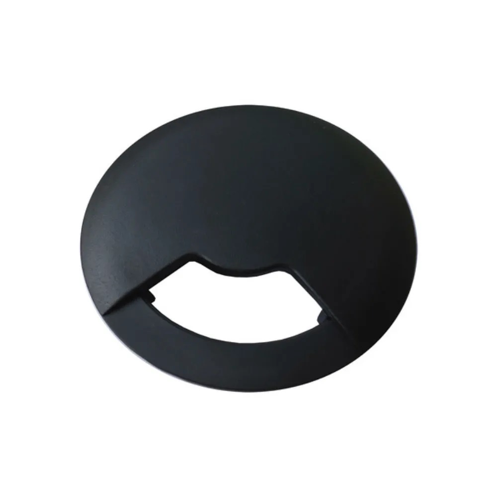 Passa Fio Cabo Mesa Computador O 60mm Preto - 10 Unidades