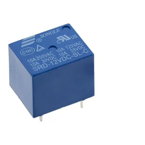 Relé 12V Songle SRD-12VDC-SL-C