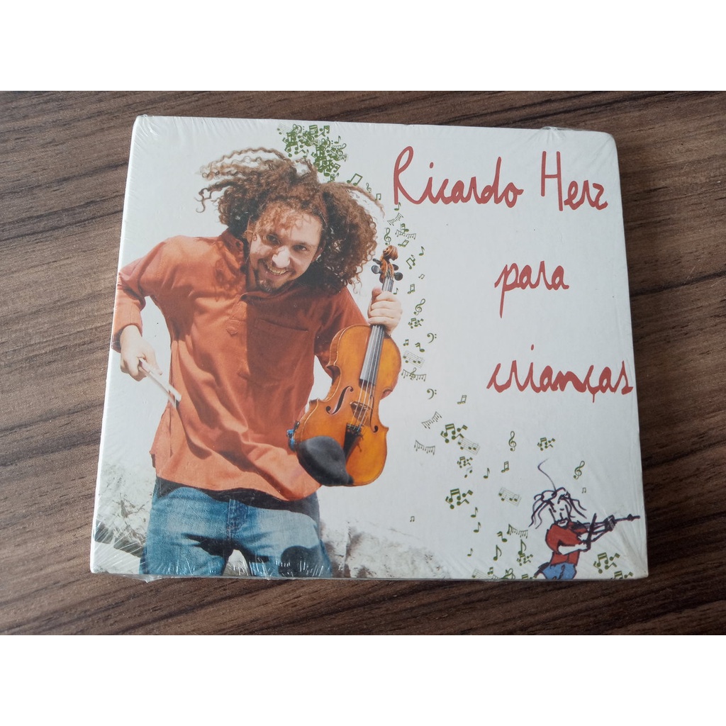 CD Ricardo Herz para Crianças - Digipack Lacrado de Fábrica