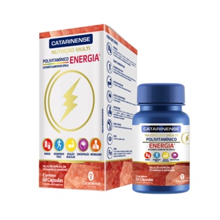 Polivitamínico Energia 60 Cápsulas - Catarinense em Oferta na Shopee