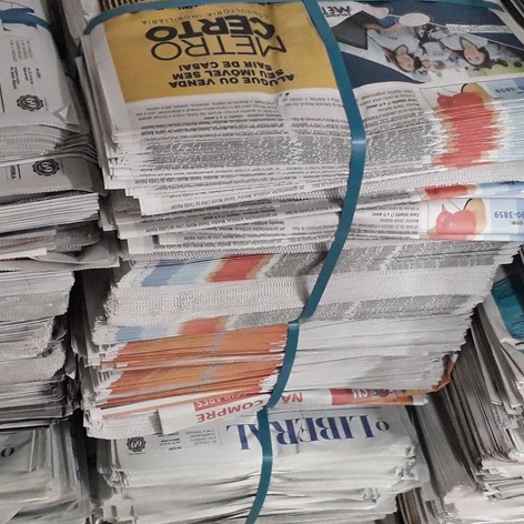 5Kg / 7,5kg / 10kg  JORNAL NOVO , S/ USO ,  2a LINHA (LEIA DESCRIÇÃO) SOBRA IND. GRÁFICA
