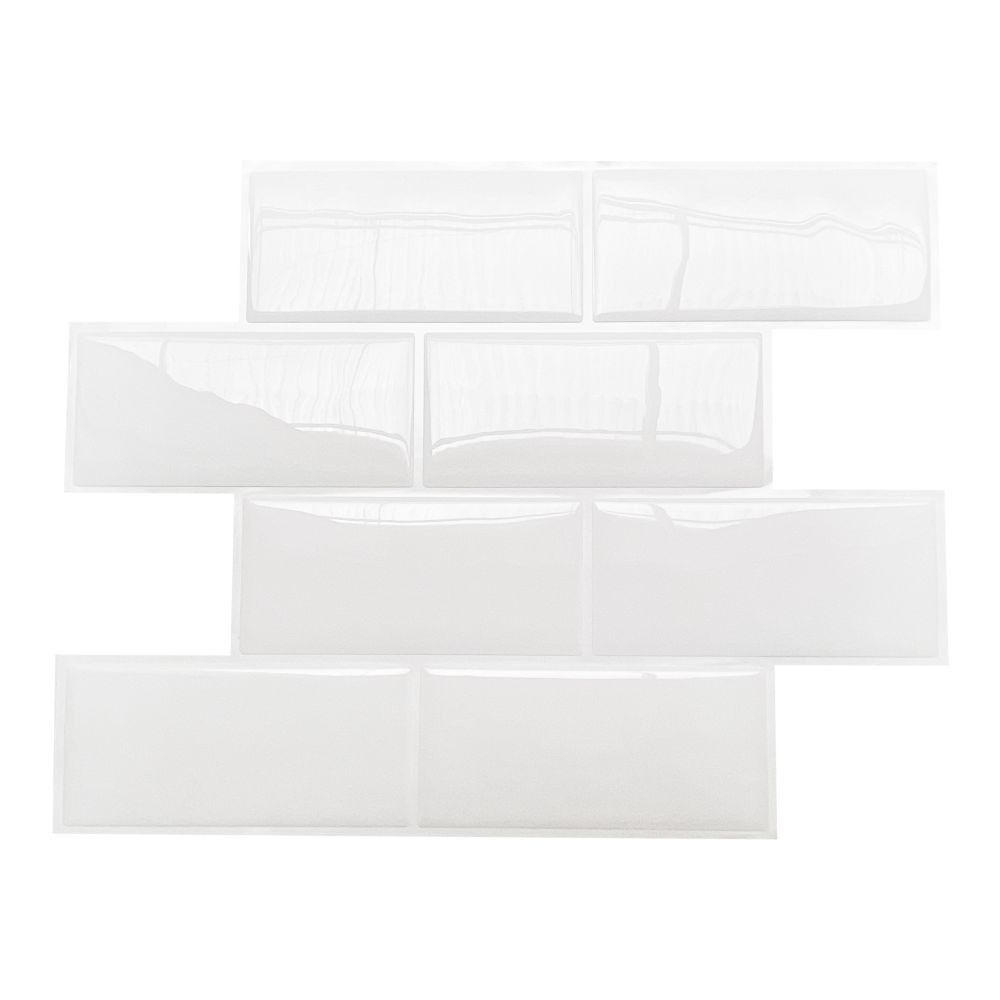 Pastilha Adesiva Resinada Metro White em Oferta na Shopee