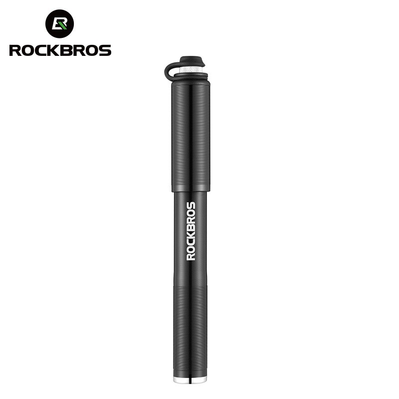 ROCKBROS Bomba Manual De Liga De Alumínio 160Psi Presta Schrader Válvula Bicicleta - Sports & Outdoors