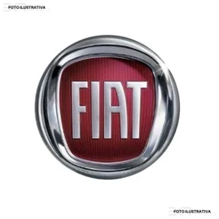 Emblema Logo Grade Fiat Siena /07 Mala Ducato /07 Vermelho